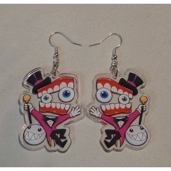 Handmade Jewelry - Caine Earrings! TADC The Amazing Digital Circus Handmade Hypoallergenic